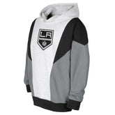 NHL Los Angeles Kings Youth Champion League Fleece Pullover Hoodie - Ash/Black