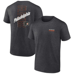 NHL Philadelphia Flyers Fanatics Backbone T-Shirt - Heather Charcoal