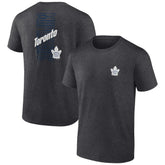 NHL Toronto Maple Leafs Fanatics Backbone T-Shirt - Heather Charcoal