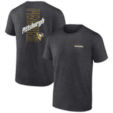 NHL Pittsburgh Penguins Fanatics Backbone T-Shirt - Heather Charcoal