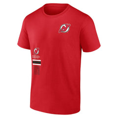 NHL New Jersey Devils Fanatics Represent T-Shirt - Red