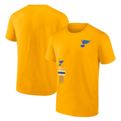NHL St. Louis Blues Fanatics Represent T-Shirt - Gold