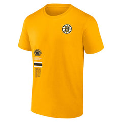 NHL Boston Bruins Fanatics Represent T-Shirt - Gold