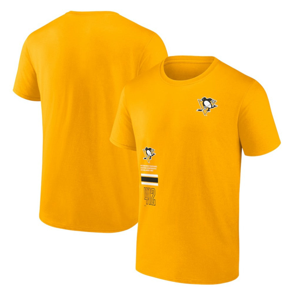 NHL Pittsburgh Penguins Fanatics Represent T-Shirt - Gold