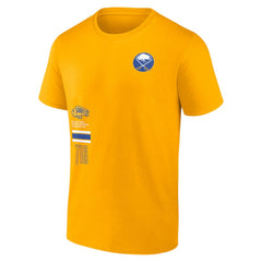 NHL Buffalo Sabres Fanatics Represent T-Shirt - Gold