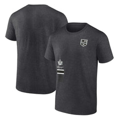 NHL Los Angeles Kings Fanatics Represent T-Shirt - Heather Charcoal