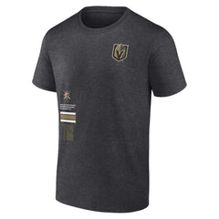 NHL Vegas Golden Knights Fanatics Represent T-Shirt - Heather Charcoal