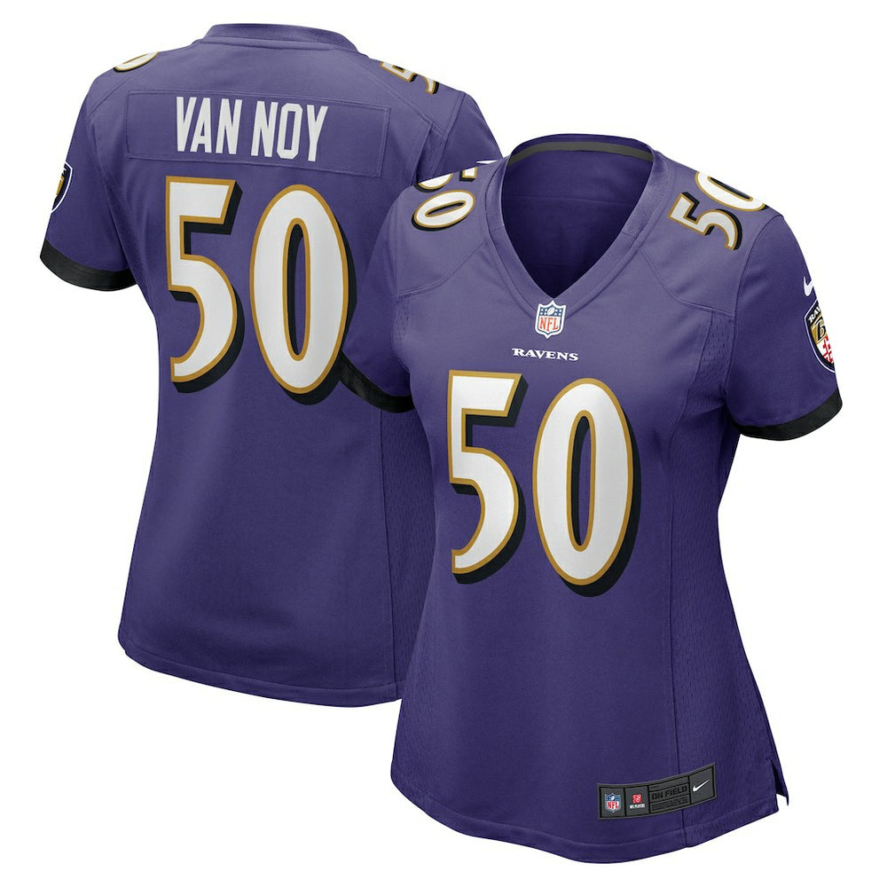 NFL Kyle Van Noy Baltimore Ravens Women's Game Jersey - Purple