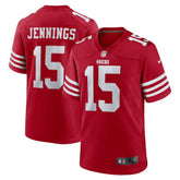 NFL Jauan Jennings San Francisco 49ers Game Jersey - Scarlet