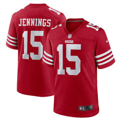 NFL Jauan Jennings San Francisco 49ers Game Jersey - Scarlet
