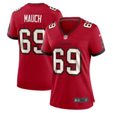 NFL Cody Mauch Tampa Bay Buccaneers Women's Game Jersey - Red