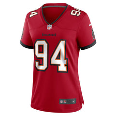 NFL Calijah Kancey Tampa Bay Buccaneers Women's Game Jersey - Red
