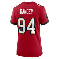 NFL Calijah Kancey Tampa Bay Buccaneers Women's Game Jersey - Red