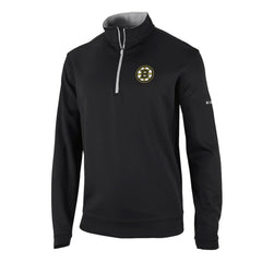 NHL Boston Bruins Columbia Wickham Hills Omni-Wick Quarter-Zip Jacket - Black