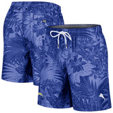 Los Angeles Chargers Santiago Palms Board Shorts Powder Blue