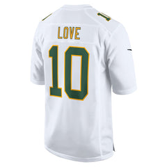 NFL Jordan Love Green Bay Packers Fashion Game Jersey - White