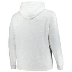 Memphis Grizzlies Big & Tall Raglan Tri-Blend Pullover Hoodie Ash