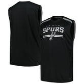 San Antonio Spurs Big & Tall Birdseye Muscle Tank Top Black