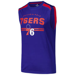 Philadelphia 76ers Birdseye Muscle Tank Top Royal
