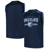 Memphis Grizzlies Birdseye Muscle Tank Top Navy