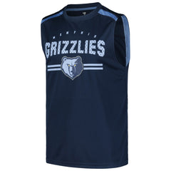 Memphis Grizzlies Birdseye Muscle Tank Top Navy