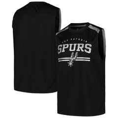 San Antonio Spurs Birdseye Muscle Tank Top Black