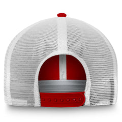 NHL New Jersey Devils Fanatics Core Primary Logo Trucker Adjustable Hat - Red/White