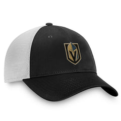 NHL Vegas Golden Knights Fanatics Core Primary Logo Trucker Adjustable Hat - Charcoal/White