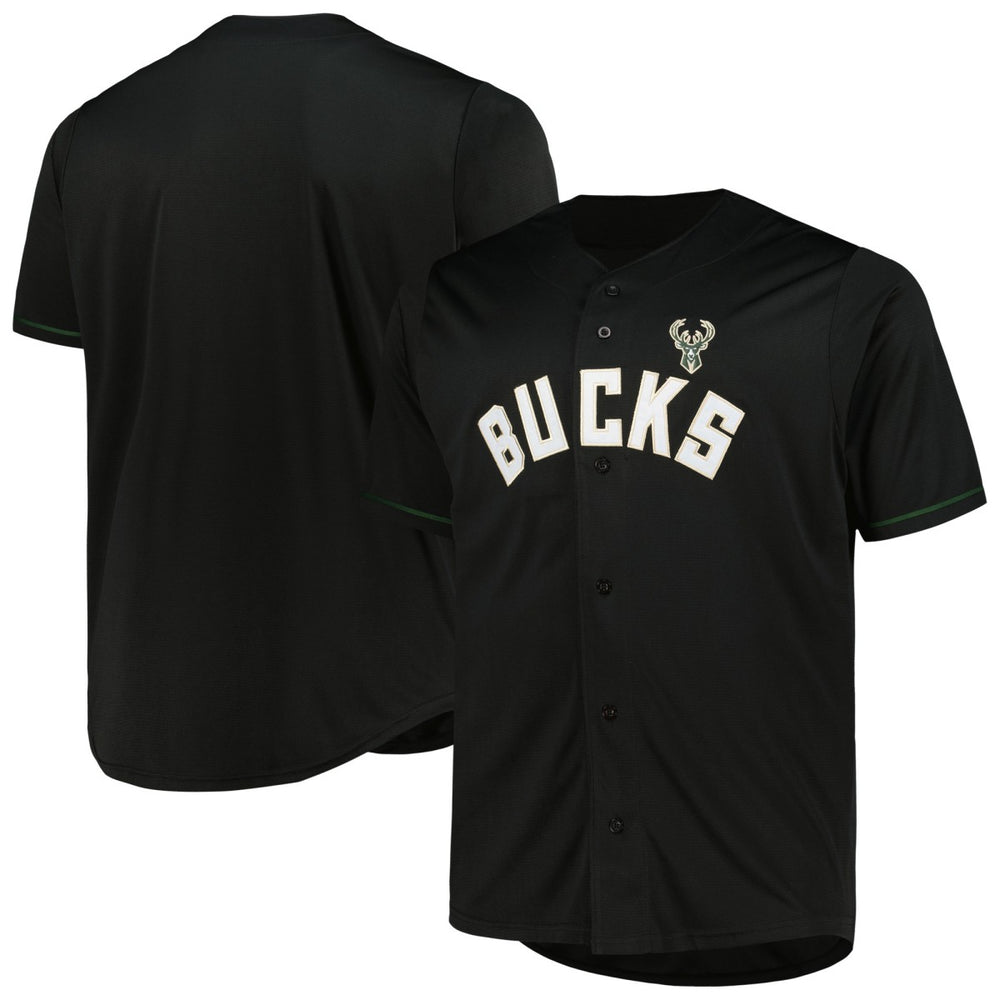 NBA Milwaukee Bucks Profile Big & Tall Pop Jersey - Black on sale