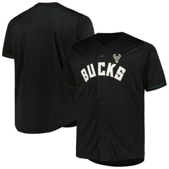NBA Milwaukee Bucks Profile Big & Tall Pop Jersey - Black on sale