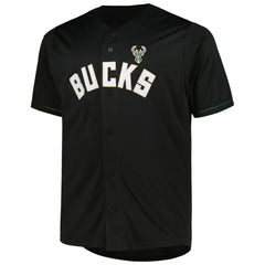 NBA Milwaukee Bucks Profile Big & Tall Pop Jersey - Black on sale