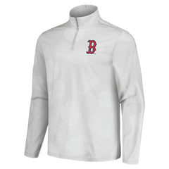 Boston Red Sox Tommy Bahama Delray Frond IslandZone Half-Zip Jacket - Gray Jackets