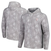 Texas Rangers Tommy Bahama Palm Frenzy Hoodie Long Sleeve T-Shirt - Gray Hoodies