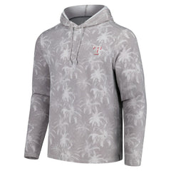Texas Rangers Tommy Bahama Palm Frenzy Hoodie Long Sleeve T-Shirt - Gray Hoodies