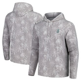 Seattle Mariners Tommy Bahama Palm Frenzy Hoodie Long Sleeve T-Shirt - Gray Hoodies