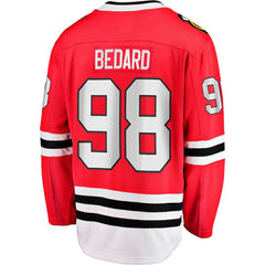 NHL Connor Bedard Chicago Blackhawks Fanatics Home Breakaway Player Jersey - Red