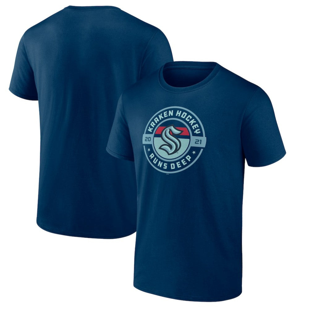 NHL Seattle Kraken Fanatics Local T-Shirt - Deep Sea Blue