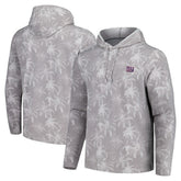 New York Giants Palm Frenzy Hoodie Long Sleeve T-Shirt Gray