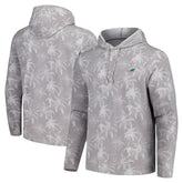 Miami Dolphins Palm Frenzy Hoodie Long Sleeve T-Shirt Gray