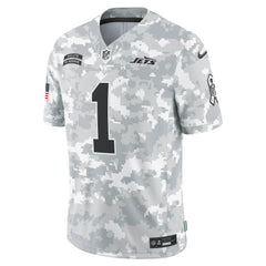 NFL Sauce Gardner New York Jets 2024 Salute to Service Limited Jersey - Arctic Camo