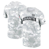 New York Giants 2024 Salute To Service Performance T-Shirt Arctic Camo