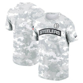 Pittsburgh Steelers 2024 Salute To Service Performance T-Shirt Arctic Camo