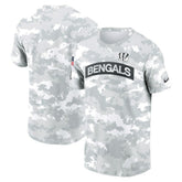 Cincinnati Bengals 2024 Salute To Service Big & Tall Performance T-Shirt White