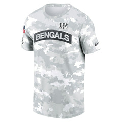 Cincinnati Bengals 2024 Salute To Service Big & Tall Performance T-Shirt White