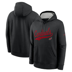 Arizona Cardinals Rewind Club Logo Pullover Hoodie Black