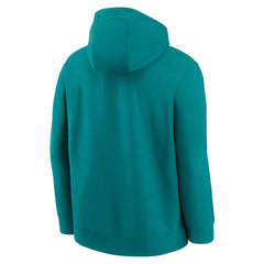 Miami Dolphins Rewind Club Logo Pullover Hoodie Aqua