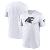 Carolina Panthers 2024 Salute To Service Legend Performance T-Shirt White