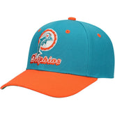 Miami Dolphins Youth All In 2.0 Adjustable Hat Aqua
