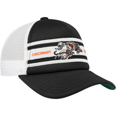 Cincinnati Bengals Youth Stripe Trucker Adjustable Hat Black