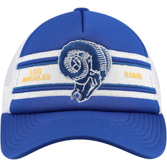 Los Angeles Rams Youth Stripe Trucker Adjustable Hat Royal